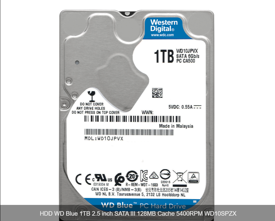 HDD WD 1TB 2.5''